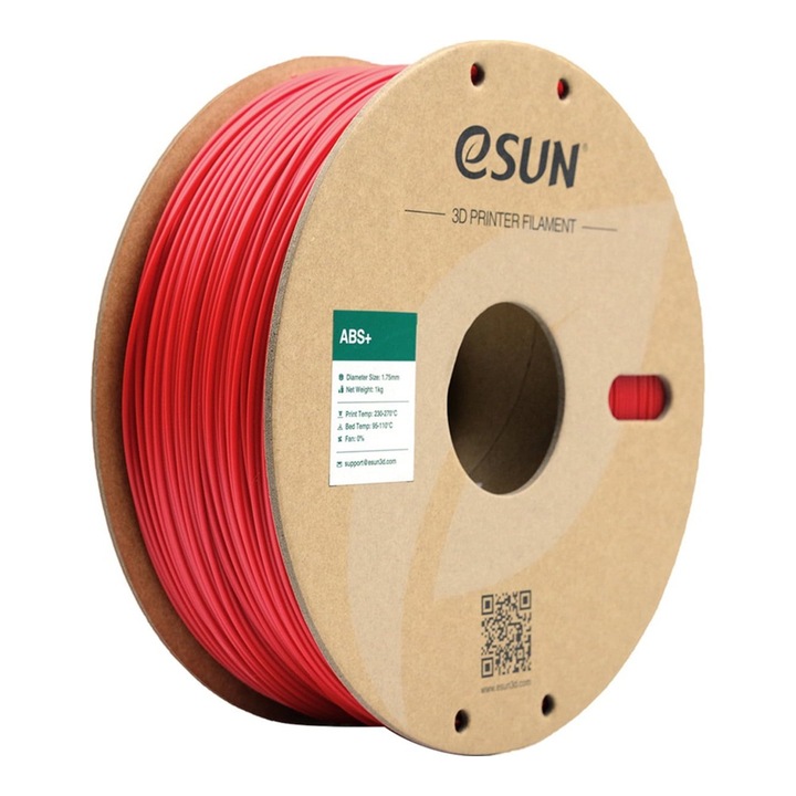Filament eSUN ABS+ 1.75 Red 1Kg