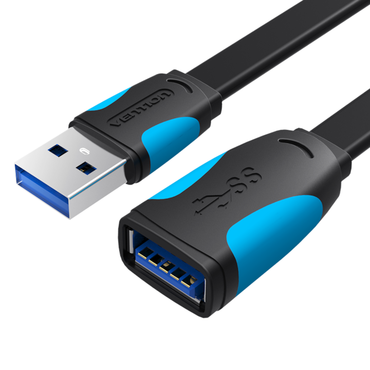Удължителен кабел, VENTION, USB 3.0 женски -USB 3.0 мъжки, 5Gbps, 3m