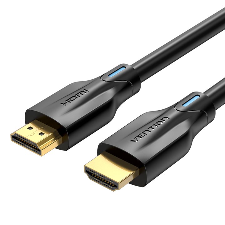 Кабел VENTION, HDMI 2.1 мъжки-мъжки, 8K@60Hz, PVC, Черен, 5 м