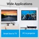 Кабел HDMI 2.1 мъжки към мъжки, VENTION, 8K@60Hz, PVC, Черен, 1m