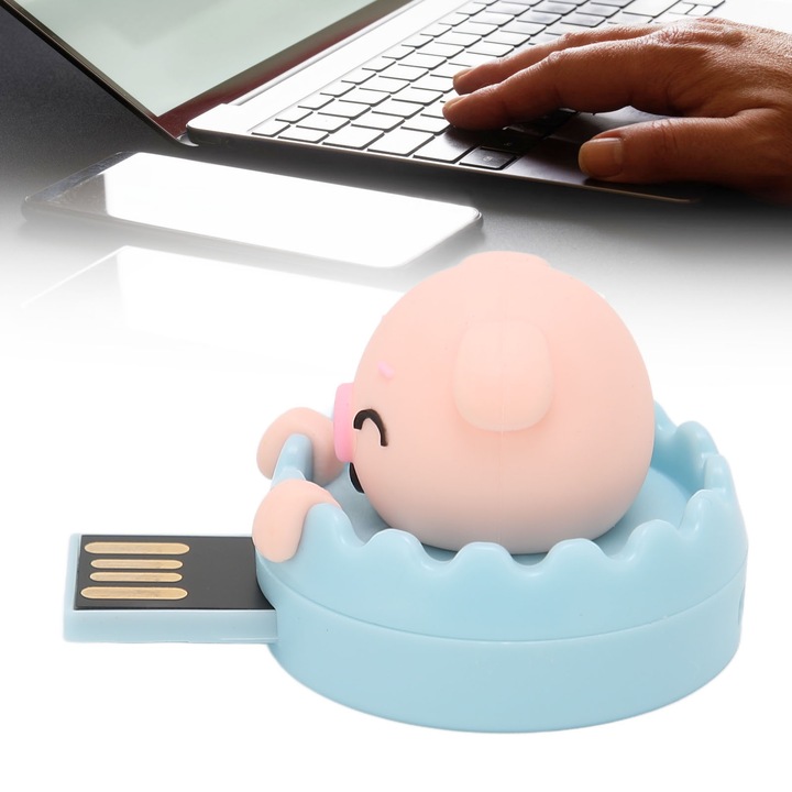 USB памет Longziming, U Disk Pig, 32GB, пластмаса, USB 2.0 интерфейс