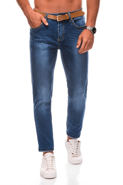 EDOTI, Дънки деграде с колан, Пастелносин/Тъмносин