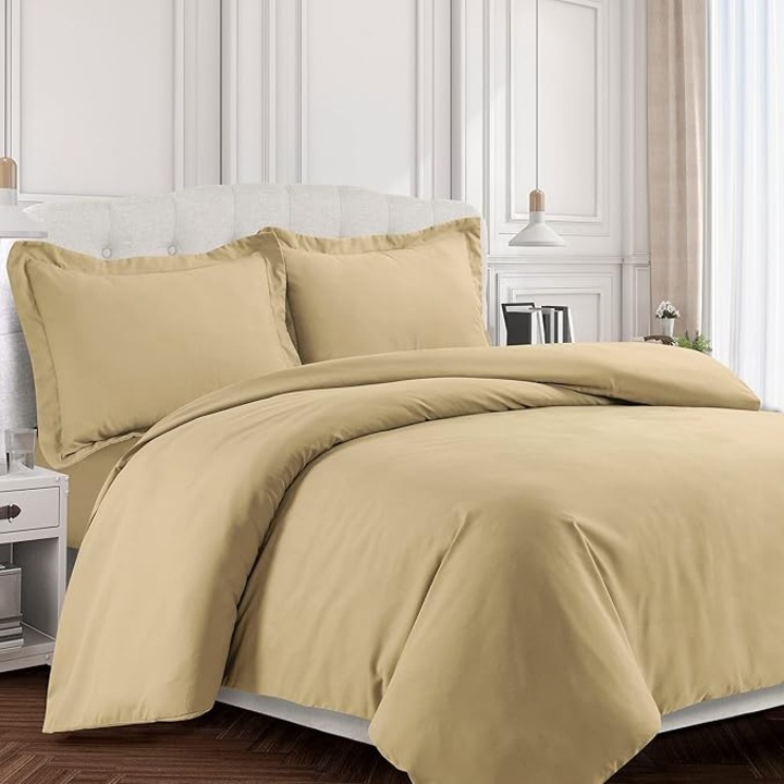 Ranforce pamut paplanhuzat, 220 x 200 cm, világos bézs