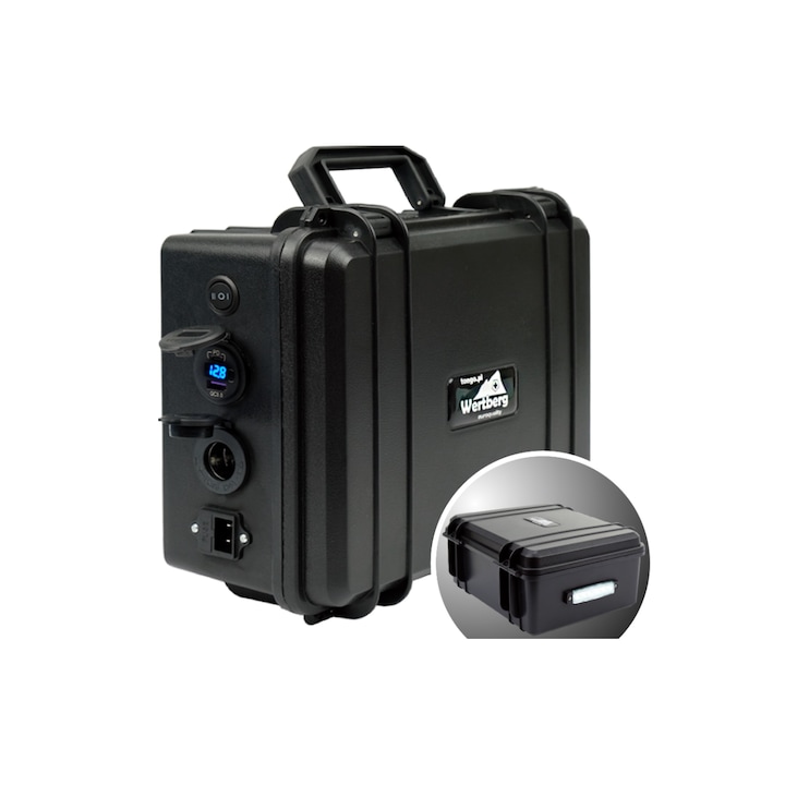 Baterie externa portabila pentru frigider turistic Wertberg, 22 Ah, Harder HD0126