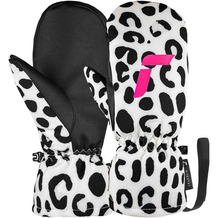 Reusch Carter R-TEX XT Junior Mitten síkesztyű, Fiúknak, 5.5-ös méret, Fehér/Szürke leopárd