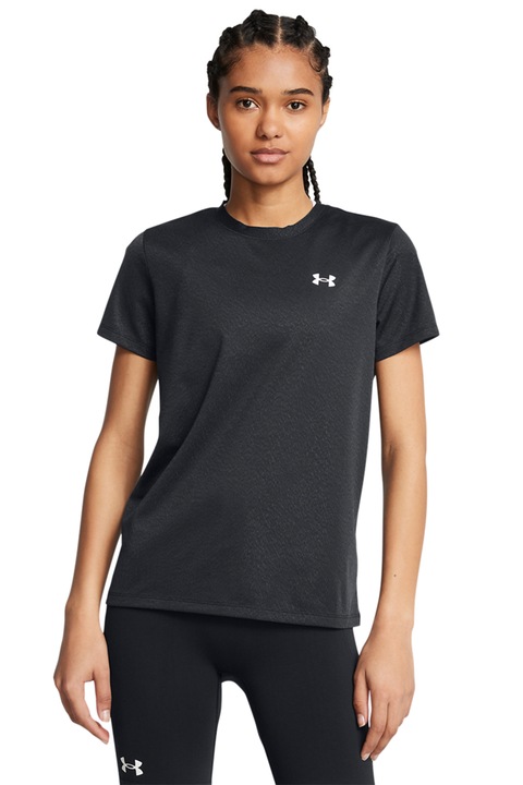 Under Armour, Tricou slim fit UA Tech™ Riddle, Negru