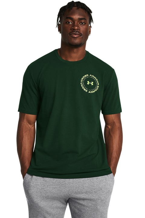 Under Armour, Tricou pentru fitness Radial, Verde/Verde deschis