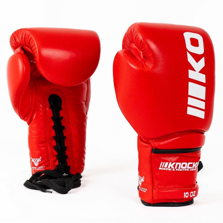 Bokszkesztyűk Knockout Knocker Siret 10OZ / Piros