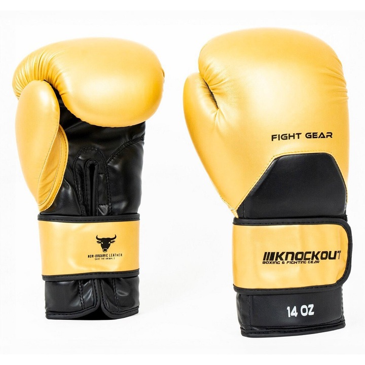 Bokszkesztyűk Knockout Starter 12OZ / arany/fekete
