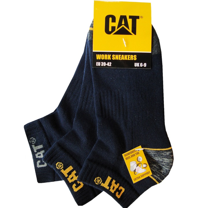 Чорапи Cat, Caterpillar, тъмносини, 39-42, 3 бр.