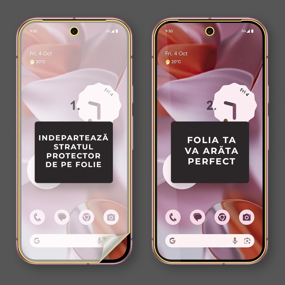 Folie Silicon Ecran pentru Samsung S24 Fe Daden, Silicon Hydrogel Regenerabil, Flexible Hydro-Crystal, Protectie Completa, Full Glue, Instalare usoara, Set complet pentru Instalare