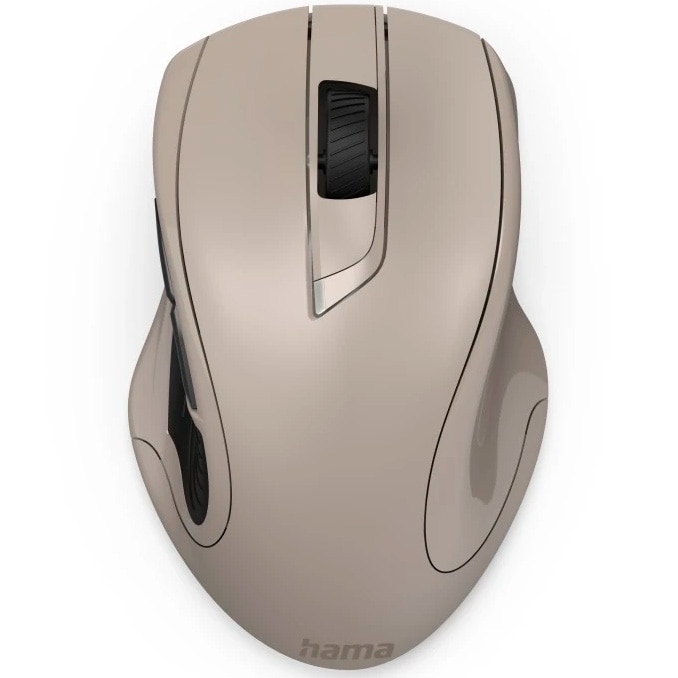 Mouse Wireless Hama MW-800 V2, laser, 7 butoane, bej