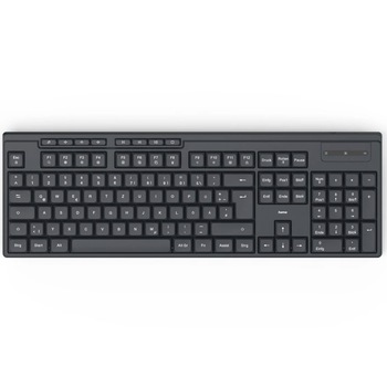 Tastatura Wireless Hama WK-200, 8 taste media, QWERTY RO, negru