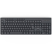 Tastatura Wireless Hama WK-200, 8 taste media, QWERTY RO, negru