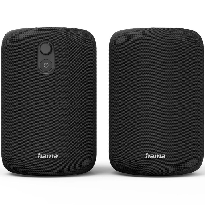 Тонколони Bluetooth Hama SoundRoller 2.0, PC, 60W, Черен