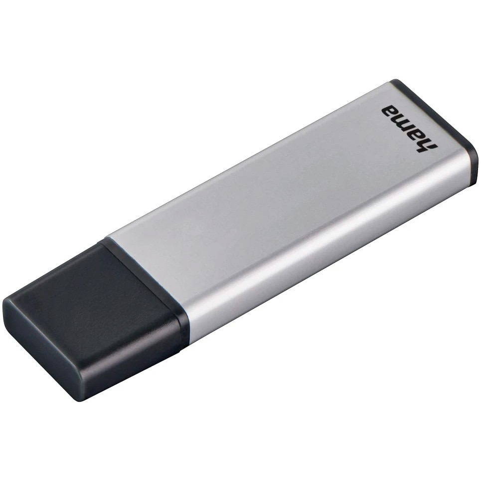Stick USB Hama Clasic, 256 GB, 90 MB/s, argintiu