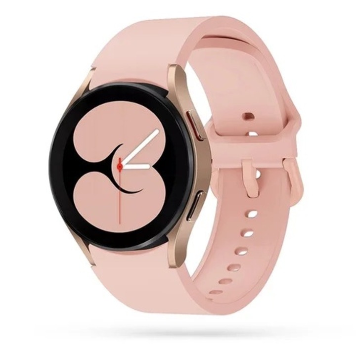 Curea smartwatch, Tech-Protect, Pentru Samsung Galaxy Watch7 - curea din silicon roz pudrat