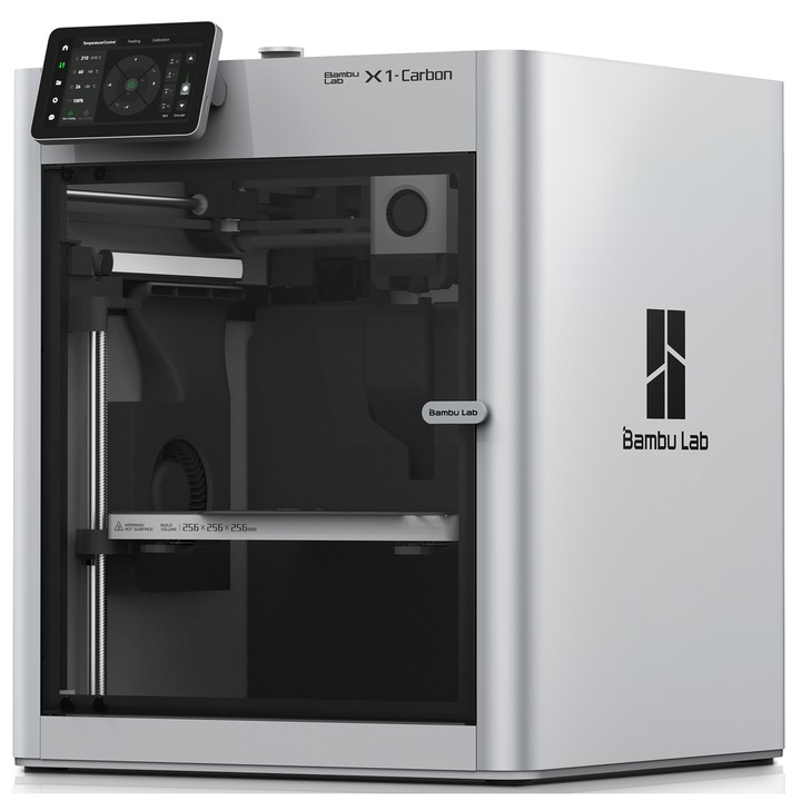 3D принтер с нишка Bambu Lab X1 - въглерод 256x256x256mm 500mm/s