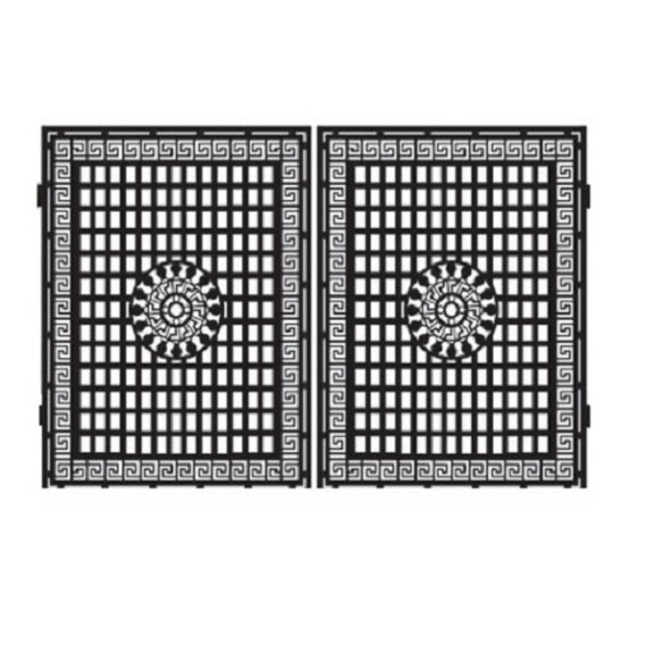 Poarta auto cu deschidere pe mijloc, model 22