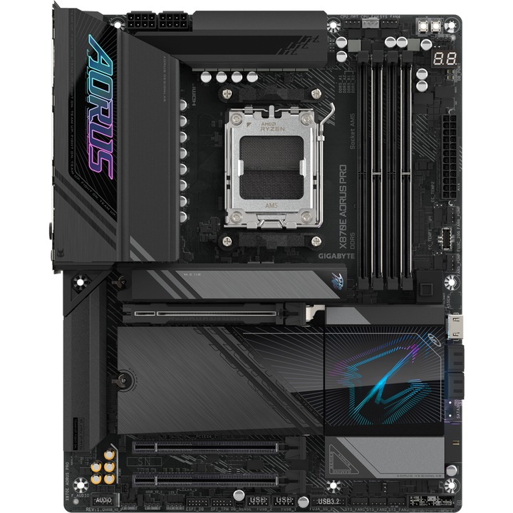Дънна платка GIGABYTE X870E AORUS PRO WIFI 7, Socket AM5