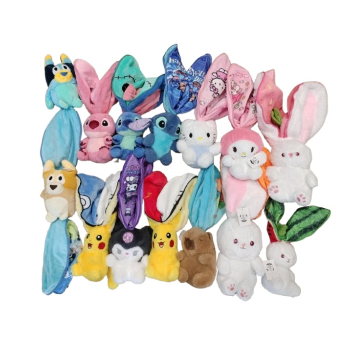 Set 7 Jucarii plus, Moale si Catifelat VICTINY®, 20 cm 16 modele