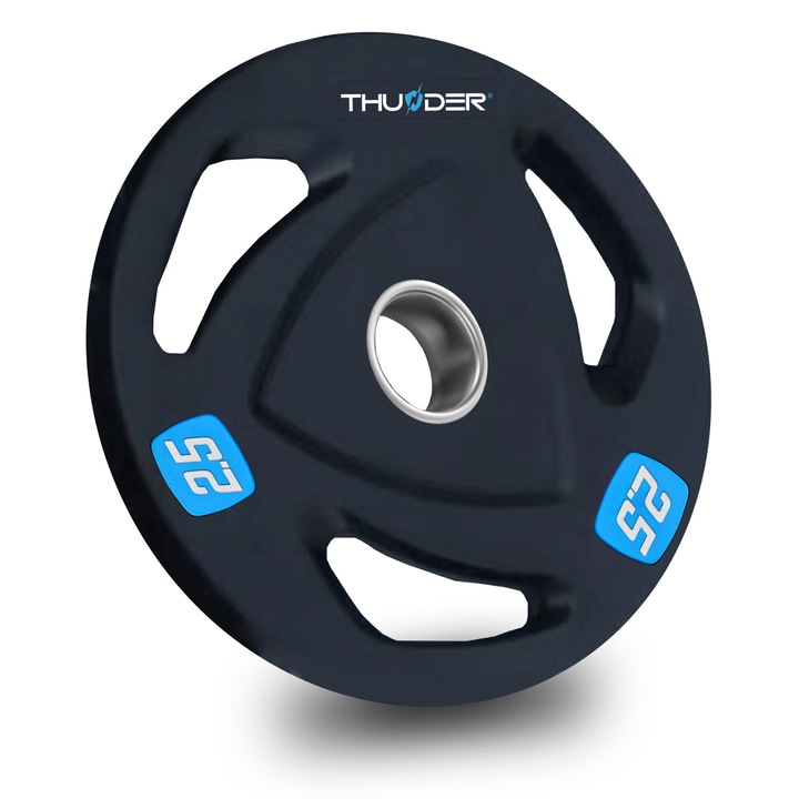 Disc olimpic cu prindere Thunder, 2.5kg, 50/51mm