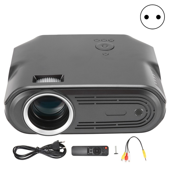 Jormftte videoprojektor, 1080P, 6000 LED, gyöngyházszürke, 1.12m-6m vetítési távolság