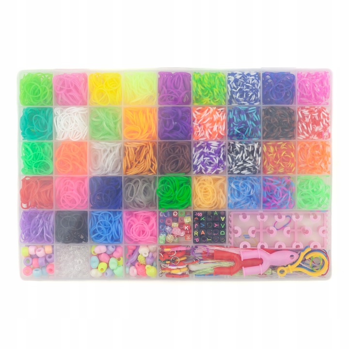 Set Elastice DIY, DIYQueen, H593, 3500 piese