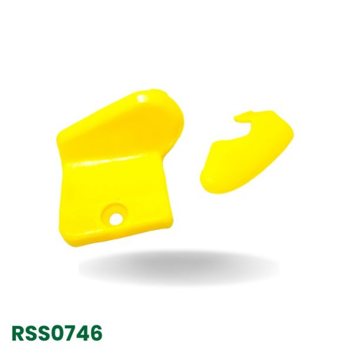 Műanyag burkolat a láb rögzítéséhez