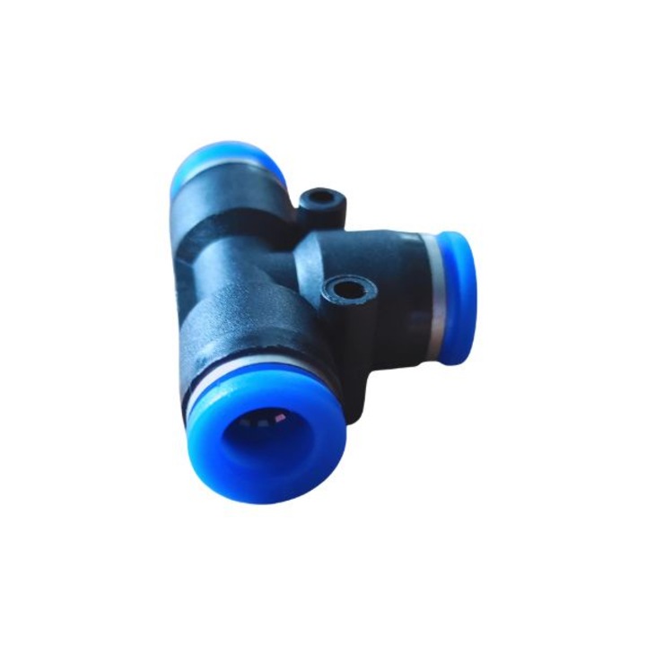 Racord T pentru controlul fluxului de aer in sistemul pneumatic AZ, universal