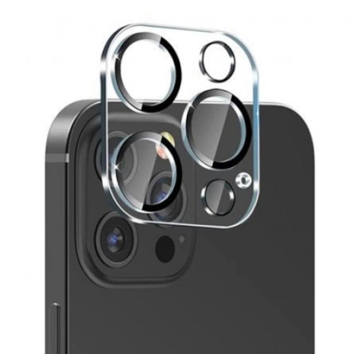 Üvegfólia kompatibilis az iPhone 16 Pro/16 Pro Max készülékkel – 9H hátsó kameravédelem