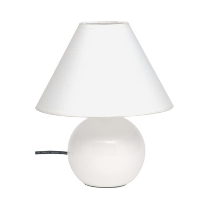 Veioza Primo E14 Max. 1x40w, Ceramica/alba