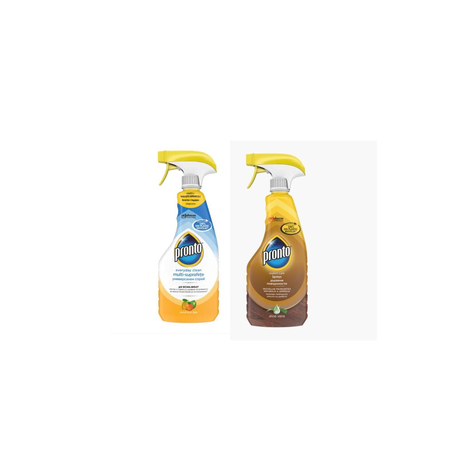 Pronto tbbfellet kiszerels 500 ml + Pronto Aloe Vera fafellet pol s  tisztt permetez, 500 ml - eMAG.hu
