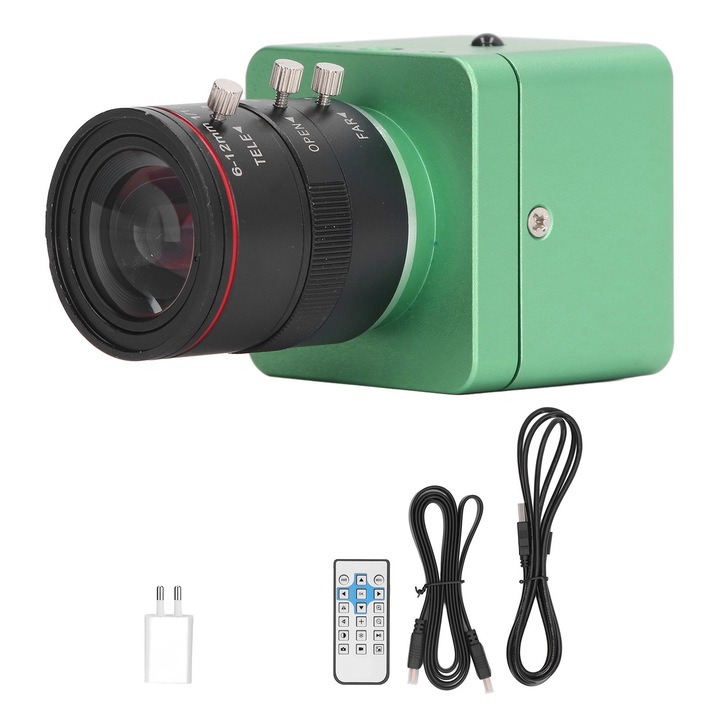 Индустриална камера Mmgoqqt, 41MP, 4K, 6-12mm, USB, AC100-240V