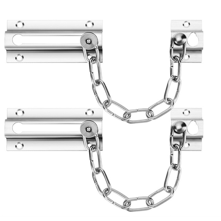 Set 2 inchizatori usa, Yakumuz, Otel Inoxidabil, Rezistent la Rugina, 12 Suruburi