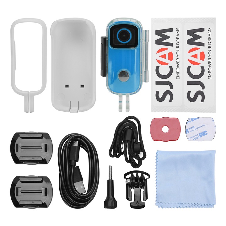 Спортна камера, SJCAM, C100+, 12MP, водоустойчива 30m, 235g