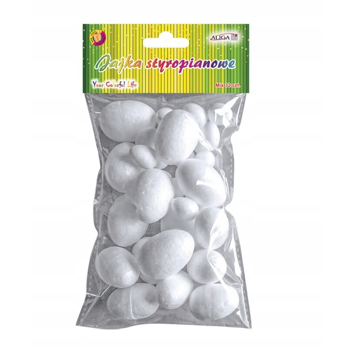 Set 32 oua decorative, Aliga, Alb