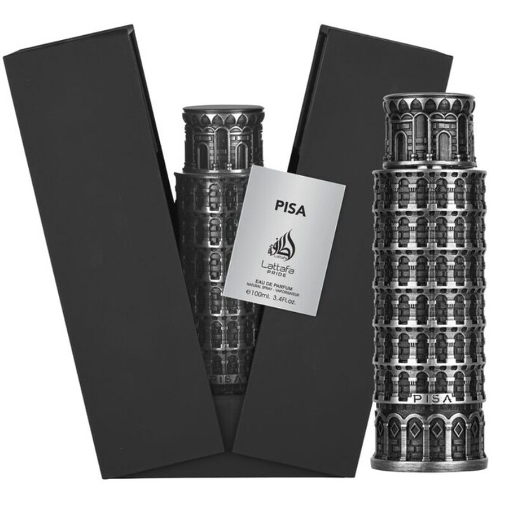 Парфюм за жени, Lattafa, 100 мл, плодови и флорални нотки, черен