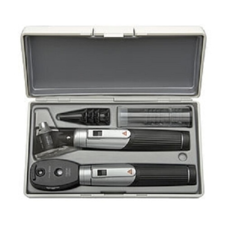 Set de otoscop si oftalmoscop HEINE mini 3000, iluminare directa, 2.5V, dimensiuni mici