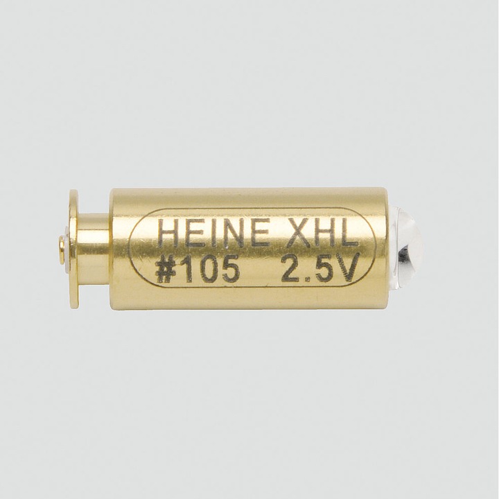 Lampa pentru aparatura medicala Alogonou Xenon Heine XHL, 2.5V, 3000* F.O., auriu