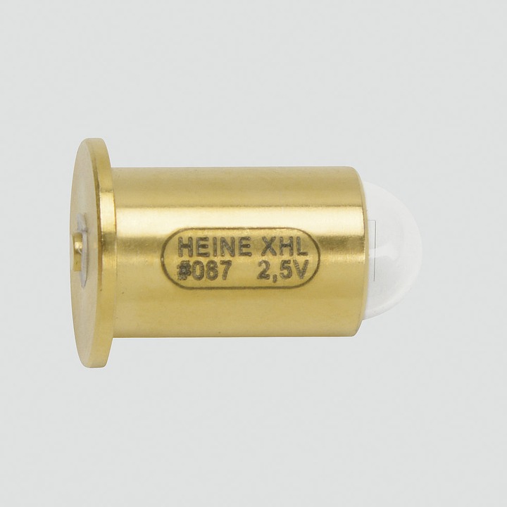 Lampa Alogonou Xenon Heine XHL 2.5V, pentru aparatura medicala, autentica