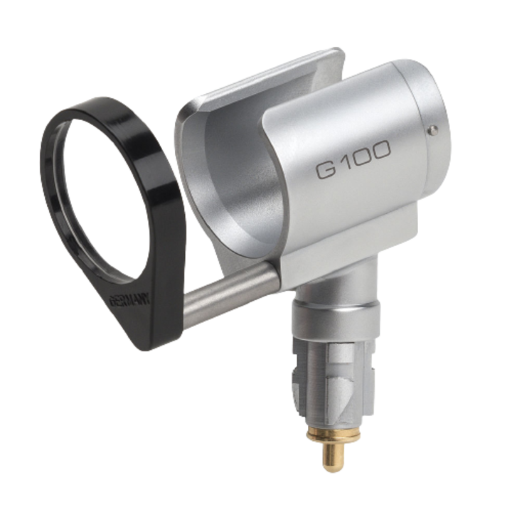 Otoscop Heine G100 cu iluminare 3.5V, constructie metalica, utilizare profesionala