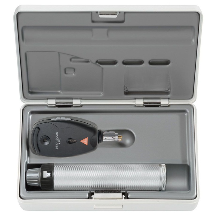Oftalmoscop HEINE BETA 200S LED, 2.5V, iluminare de calitate, dimensiuni compacte
