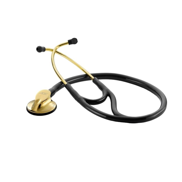 Stetoscop, ADC USA, Adscope 600 Platinum Cardiology, tehnologie AFD, negru/auriu