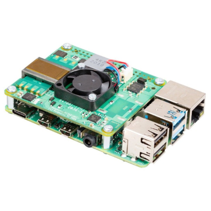 Modul, Raspberry Pi, SC0468, pentru Raspberry Pi, zasilanie PoE, control ventilator, 65 x 56, 5 mm
