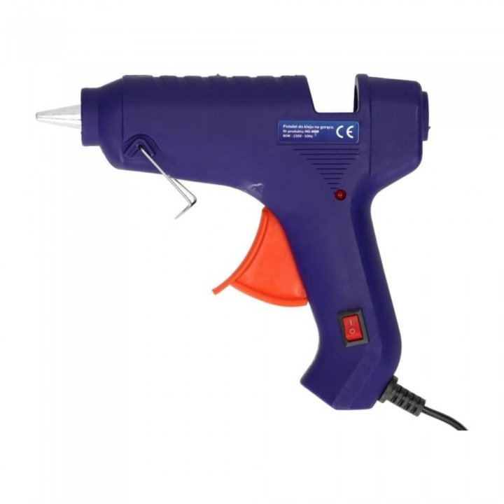 Пистолет за горещо лепене 11mm Схема, прецизен, метална опора, 249x185mm