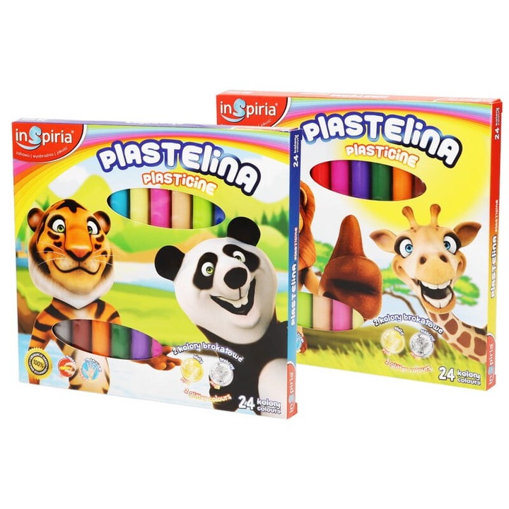 Set 2 seturi plastilina, Schemat, multicolor