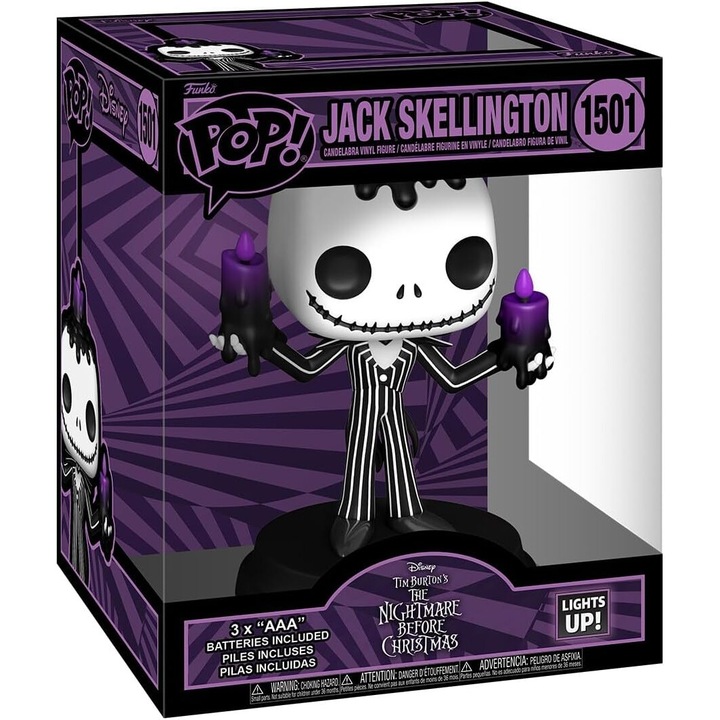 Figura - Pop! Nightmare Before Christmas - Jack Skellington, Többszínű, 11 cm