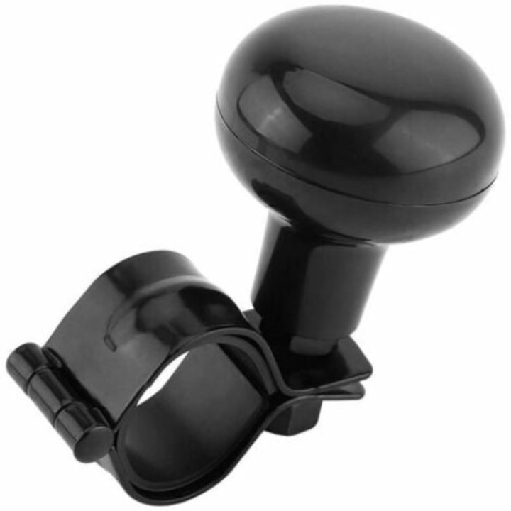 Buton volan universal BGHYHYHI, design negru, instalare rapida, 360 grade control