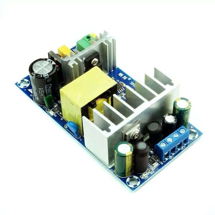 AC-DC Преобразувател 220V към 12V и 5V DC, Elektroweb, 6A, 80W